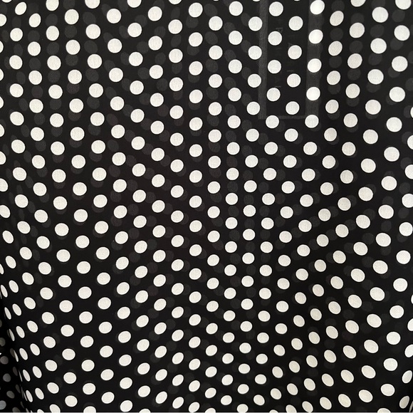 Milly Gabby Silk Polka Dot Top - Picture 6 of 12